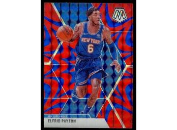 2019 Mosaic Basketball Elfrid Payton Blue Red Reactive Prizm #101 New York Knicks