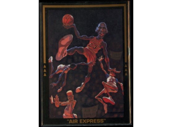 Michael Jordan Air Express Promo Card Chicago Bulls HOF