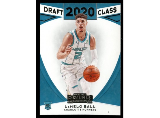 2020 Contenders Basketball LaMelo Ball Draft Class Rookie Card #25 Charlotte Hornets RC
