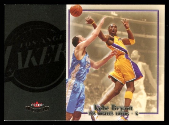 2003-04 Fleer Patchworks Basketball Kobe Bryant #35 Los Angeles Lakers HOF