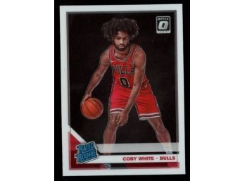 2019-20 DONRUSS OPTIC COBY WHITE RATED ROOKIE CARD BULLS