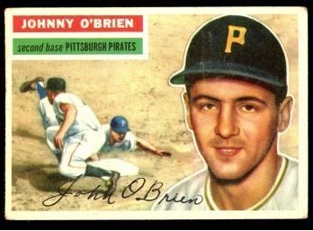 1956 TOPPS FOOTBALL JOHNNY O'BRIEN #65 PITTSBURGH PIRATES VINTAGE