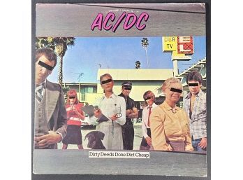 VINTAGE VINYL - ACDC DIRTY DEEDS DONE CHEAP  1981