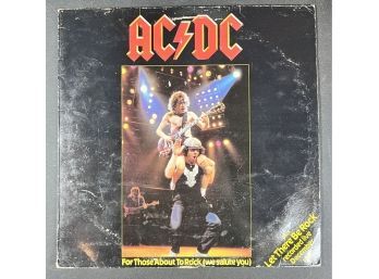 VINTAGE VINYL - ACDC FOR THOSE ABOUT TO ROCK 1982