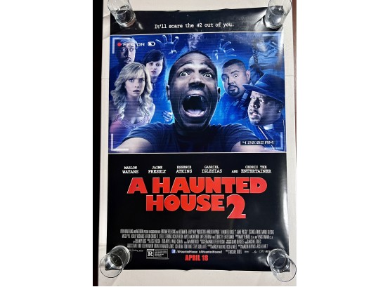 A HAUNTED HOUSE 2 2014 - ORIGINAL AUTHENTIC MOVIE POSTER 40x27 ROLLED TWO SIDED
