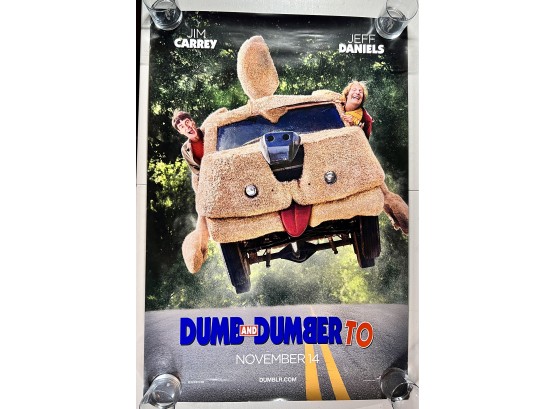 Dumb And Dumber To - 2014 ORIGINAL AUTHENTIC MOVIE POSTER 40x27 ROLLED TWO SIDED