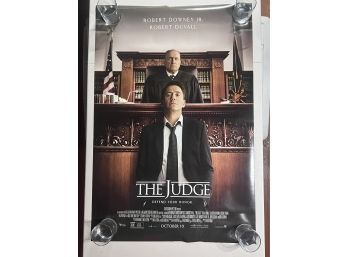 THE JUDGE  - 2014 ORIGINAL AUTHENTIC MOVIE POSTER 40x27 ROLLED TWO SIDED - RARE
