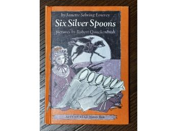 Vintage 1971 An I Can Read SIX SILVER SPOONS Children's Book Hardback