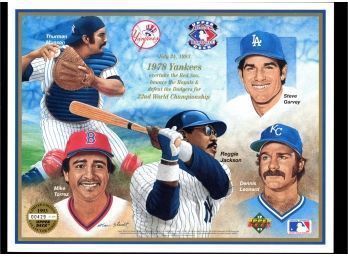 1993 Upper Deck Heroes Of Baseball 1978 YANKEES BEAT RED SOX Limited Edition  Collectors Series #  429/51,600