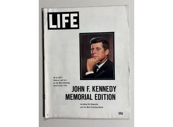 1964 Life Magazine John F. Kennedy Memorial Edition