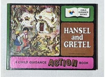 Vtg 1960 Child Guidance Action Book HANSEL And GRETEL Moving Illustrations Japan