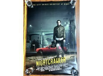 Nightcrawler - 2014 ORIGINAL AUTHENTIC MOVIE POSTER 40x27 ROLLED TWO SIDED