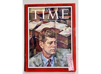 TIME MAGAZINE DECEMBER 2 1957 SENATOR JOHN F. KENNEDY FIRST COVER