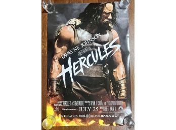 Hercules - 2014 ORIGINAL AUTHENTIC MOVIE POSTER 40x27 ROLLED TWO SIDED