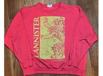 GAME OF THRONES LANNISTER LONG SLEEVE  ~ 2XL