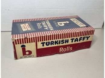 Vintage Turkish Taffy Candy Empty Box