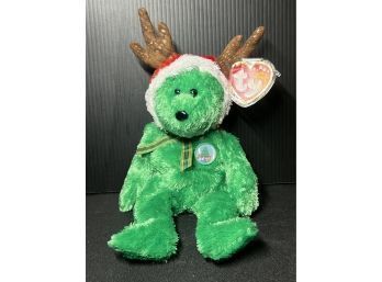 Original Beanie Baby 2002 HOLIDAY BEAR MINT CONDITION