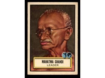 1952 Topps Look N See #65 Mohandas K. Gandhi