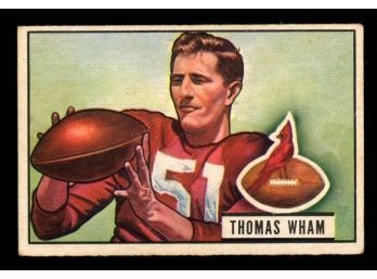 1951 Bowman Football #64 Thomas Wham