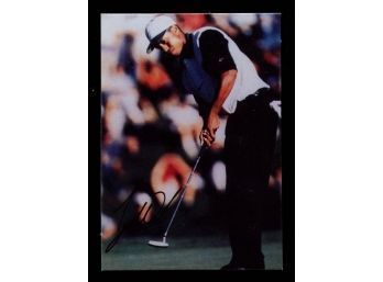 1997 SPORTS WEEKLY TIGER WOODS LIMITED EDITION PROMO CARD