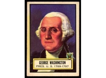 1952 Topps Look N See #9 George Washington