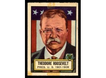 1952 Topps Look N See #6 Theodore Roosevelt