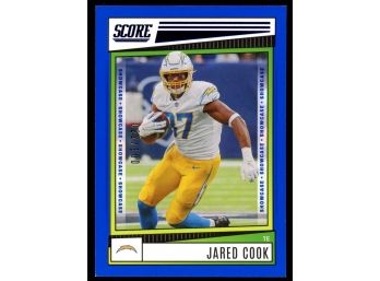 2022 Score Football Showcase Jared Cook  #d 22/100