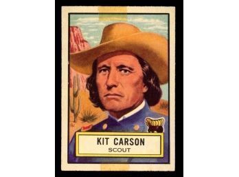 1952 Topps Look N See #kit Carson