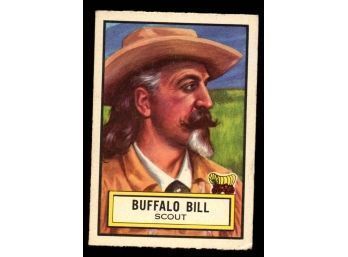 1952 Topps Look N See #54 Buffalo Bill
