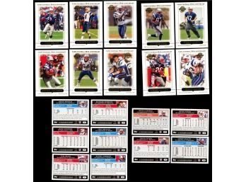 2005 Topps Football New England Team Lot Of 10 With Brady