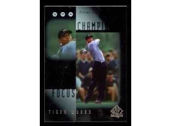2001 SP AUTHENTIC GOLF TIGER WOODS