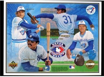 1993 Upper Deck Heroes Of Baseball Limited Edition  Collectors Series # 412/53,600