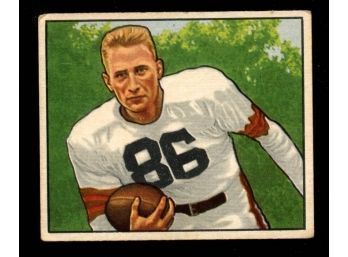 1950 Bowman Football # 117 Dub Jones Rookie Card