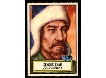 1952 Topps Look N See #128 Genghis Khan