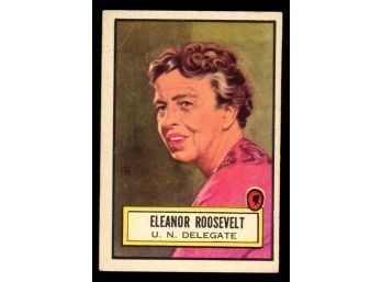1952 Topps Look N See #43 Eleanor Roosevelt