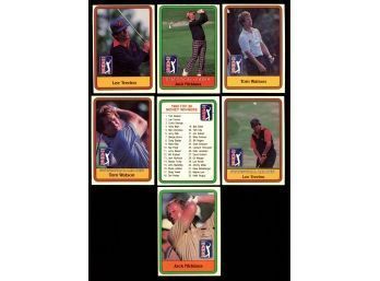 1981 DONRUSS GOLF STARS COMPLETE SET (66) WITH NICKLAUS & WATSON ROOKIES NM