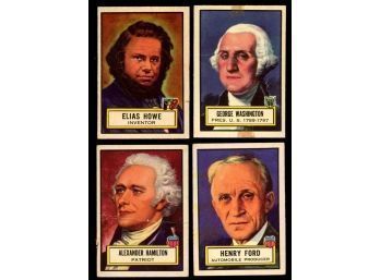 1952 Topps Look N See LOT OF 4    (A)
