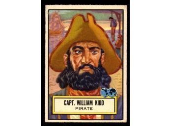 1952 Topps Look N See #122 Capt. William Kidd