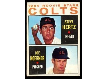 1964 TOPPS BASEBALL #544 COLTS ROOKIE STARS  HERTZ / HOERNER