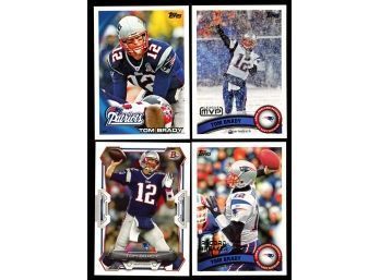 Bowman And Topps Tom Brady Lot Of 4