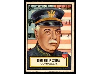 1952 Topps Look N See #115 John Philip Sousa