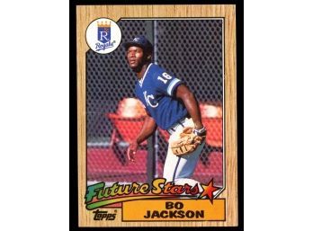1987 Topps Baseball Bo Jackson Rookie Card