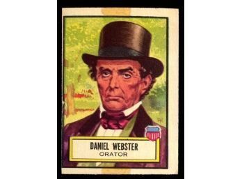1952 Topps Look N See #22 Daniel Webster