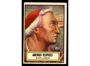 1952 Topps Look N See #118 Amerigo Vespucci
