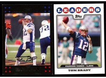 2007 & 2008 Topps Tom Brady