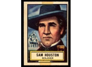 1952 Topps Look N See #61 Sam Houston
