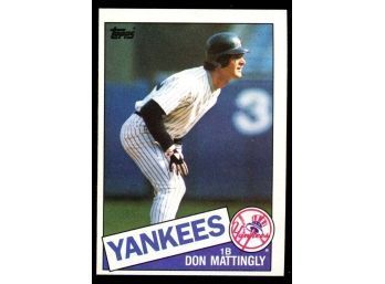 1985 Topps Baseball #665 Don Mattingly