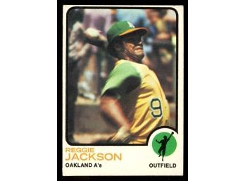 1973 Topps Baseball Reggie Jackson
