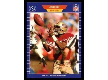 1989 Pro Set Football Jerry Rice