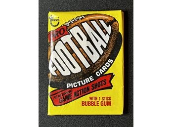 1977 Topps Football Wax Pack Factory Sealed ~ Unopened